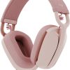 Logitech Zone Vibe 100 Headset Wireless Head-band Calls/Music Bluetooth Pink