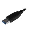 StarTech.com Portable 4 Port SuperSpeed Mini USB 3.0 Hub - Black~Portable 4 Port SuperSpeed Mini USB 3.0 Hub - 5Gbps - Black - Image 3
