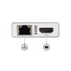 StarTech.com USB-C Multiport Adapter - USB-C Travel Docking Station w/ 4K HDMI - 60W Power Delivery Pass-Through, GbE, 2pt USB-A - Image 2