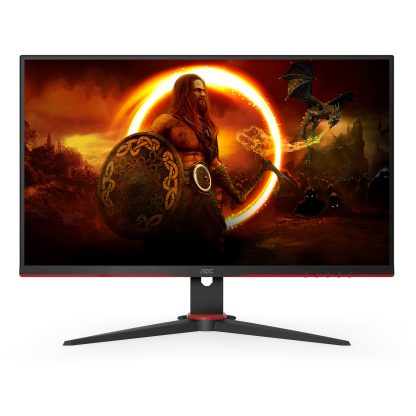 AOC 24G2SE computer monitor 60.5 cm (23.8") 1920 x 1080 pixels Full HD Black, Red - Image 4