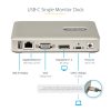 StarTech.com USB C Dock - USB-C to DisplayPort 4K 30Hz or VGA - 65W USB Power Delivery Charging - 4-Port USB 3.1 Gen 1 Hub - Uni - Image 12