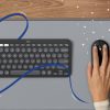 Logitech Pebble Keys 2 K380s keyboard Universal RF Wireless + Bluetooth QWERTY English Pink - Image 9