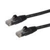 StarTech.com 2m CAT6 Ethernet Cable - Black CAT 6 Gigabit Ethernet Wire -650MHz 100W PoE RJ45 UTP Network/Patch Cord Snagless w/