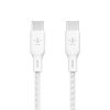 Belkin 100w USB-C to USB-C Braided Cable 3M Whi