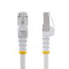 StarTech.com 1m CAT6a Ethernet Cable - White - Low Smoke Zero Halogen (LSZH) - 10GbE 500MHz 100W PoE++ Snagless RJ-45 w/Strain R - Image 4