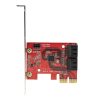 StarTech.com SATA PCIe Card - 4 Port PCIe SATA Expansion Card - 6Gbps - Low Profile Bracket - Stacked SATA Connectors - ASM1164 - Image 9