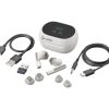 POLY Voyager Free 60+ UC, Touchscreen Charge Case, USB-A, Teams, White Sand (P/N 216755-01) - Image 2