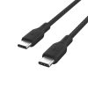 Belkin 100w USB-C to USB-C Braided Cable 3M Bla - Image 4