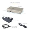 StarTech.com USB C Dock - USB-C to DisplayPort 4K 30Hz or VGA - 65W USB Power Delivery Charging - 4-Port USB 3.1 Gen 1 Hub - Uni - Image 2