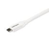 StarTech.com USB-C to USB-C Cable w/ 5A PD - M/M - White - 2 m (6 ft.) - USB 2.0 - USB-IF Certified - Image 2