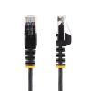 StarTech.com 0.5 m CAT6 Cable - Slim - Snagless RJ45 Connectors - Black - Image 4