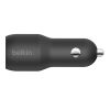 Belkin Dual USB-A Car Charger 12W X2 BLK - Image 7