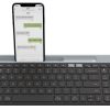 Logitech K580 keyboard Universal RF Wireless + Bluetooth Graphite, Silver