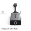 ALOGIC ULC35APW-SGR audio cable 0.1 m 3.5mm USB Grey - Image 6