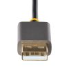 StarTech.com 1ft (30cm) HDMI to DisplayPort Adapter Cable, Active 4K 60Hz HDMI 2.0 to DP 1.2 Converter, HDR, USB Bus Powered, HD - Image 2