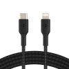 Belkin CHARGE USB-C TO LTG BRAIDED CBL 1M BLK - Image 4