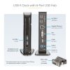 StarTech.com Dual Monitor USB 3.0 Docking Station with HDMI - DVI - 6 x USB Ports~Dual Monitor USB 3.0 Laptop Docking Station wi - Image 4