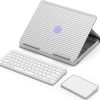 Logitech Casa Pop-Up Desk QWERTY English Bluetooth Lilac, White