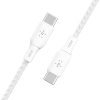 Belkin 100w USB-C to USB-C Braided Cable 3M Whi - Image 5