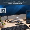 StarTech.com USB C Multiport Adapter, Dual 4K Monitor, USB-C to Dual HDMI Adapter, 2x USB-A Ports, 100W PD 3.0, Gigabit LAN Port - Image 6
