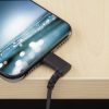 StarTech.com 6ft (2m) Durable USB A to Lightning Cable - Black 90° Right Angled Heavy Duty Rugged Aramid Fiber USB Type A to Lig - Image 2
