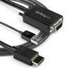 StarTech.com 2m VGA to HDMI Converter Cable with USB Audio Support & Power - Analog to Digital Video Adapter Cable to connect a - Image 2