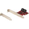 StarTech.com SATA PCIe Card - 4 Port PCIe SATA Expansion Card - 6Gbps - Low Profile Bracket - Stacked SATA Connectors - ASM1164 - Image 4