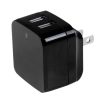 StarTech.com Dual-port USB wall charger - international travel - 17W/3.4A - black - Image 2