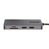 StarTech.com USB C Multiport Adapter, Dual HDMI Video, 4K 60Hz, 2Pt 5Gbps USB-A Hub, 100W Power Delivery Pass-Through/GbE/SD/Mic - Image 7