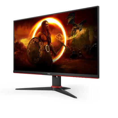 AOC 24G2SE computer monitor 60.5 cm (23.8") 1920 x 1080 pixels Full HD Black, Red - Image 9