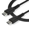 StarTech.com 1m USB C Charging Cable - Durable Fast Charge & Sync USB 2.0 Type C to USB C Laptop Charger Cord - TPE Jacket Arami - Image 3