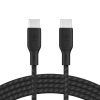 Belkin 100w USB-C to USB-C Braided Cable 3M Bla - Image 3