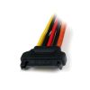 StarTech.com 6in Latching SATA Power Y Splitter Cable Adapter - M/F - Image 2