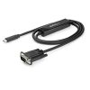 StarTech.com 3ft/1m USB C to VGA Cable - 1920x1200/1080p USB Type C to VGA Video Active Adapter Cable - Thunderbolt 3 Compatibl - Image 4