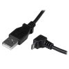 StarTech.com 2m Micro USB Cable - A to Down Angle Micro B - Image 5