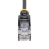 StarTech.com 0.5 m CAT6 Cable - Slim - Snagless RJ45 Connectors - Black - Image 2