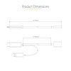 StarTech.com 1ft (30cm) HDMI to DisplayPort Adapter Cable, Active 4K 60Hz HDMI 2.0 to DP 1.2 Converter, HDR, USB Bus Powered, HD - Image 8