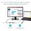 StarTech.com USB C to VGA Adapter - 1080p USB Type-C to VGA Adapter Dongle - USB-C (DP Alt Mode) to VGA Monitor/Display Video Co - Image 2