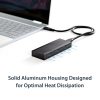 StarTech.com USB-C 10Gbps to M.2 NVMe SSD Enclosure - Portable External M.2 NGFF PCIe Aluminum Case - 1GB/s Read/Write - Support - Image 2