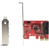 StarTech.com SATA PCIe Card - 4 Port PCIe SATA Expansion Card - 6Gbps - Low Profile Bracket - Stacked SATA Connectors - ASM1164 - Image 3