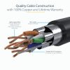 StarTech.com 7m CAT6a Ethernet Cable - 10 Gigabit Shielded Snagless RJ45 100W PoE Patch Cord - 10GbE STP Network Cable w/Strain - Image 4