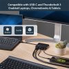 StarTech.com USB C Multiport Adapter - Portable USB-C Dock with 4K HDMI - 100W PD 3.0 Pass-Through, 1x USB-A, 1x USB-C, GbE - Th - Image 6