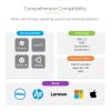 StarTech.com USB-C Multiport Adapter - 4K 60Hz HDMI - HDR - 2-Port 5Gbps USB 3.0 Hub - 100W Power Delivery Pass-Through - GbE - - Image 13