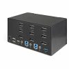 StarTech.com 2 Port Triple Monitor DisplayPort KVM Switch - 4K 60Hz UHD HDR - Desktop DP 1.2 KVM with 2 Port USB 3.0 Hub (5Gbps) - Image 8