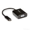 StarTech.com USB-C to VGA Adapter - Black - 1080p - Video Converter For Your MacBook Pro - USB C to VGA Display Dongle - Upgrade