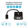 StarTech.com USB-C to VGA Adapter - Black - 1080p - Video Converter For Your MacBook Pro - USB C to VGA Display Dongle - Upgrade - Image 12