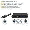 StarTech.com USB C Multiport Adapter - Portable USB-C Dock with 4K HDMI - 100W PD 3.0 Pass-Through, 1x USB-A, 1x USB-C, GbE - Th - Image 4