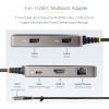 StarTech.com USB-C Multiport Adapter - 4K 60Hz HDMI - HDR - 2-Port 5Gbps USB 3.0 Hub - 100W Power Delivery Pass-Through - GbE - - Image 2