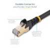 StarTech.com 7m CAT6a Ethernet Cable - 10 Gigabit Shielded Snagless RJ45 100W PoE Patch Cord - 10GbE STP Network Cable w/Strain - Image 8