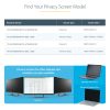 StarTech.com Laptop Privacy Screen for 13 inch MacBook Pro & MacBook Air - Magnetic Removable Security Filter - Blue Light Reduc - Image 9